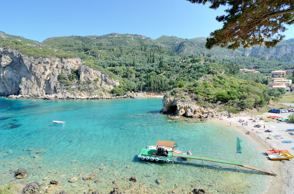  Paleokastritsa beach Corfu 